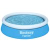 Bestway Piscina hinchable Fast Set redonda azul 183x51 cm