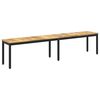 vidaXL Banco de jard&iacute;n 201 x 35 x 45 cm Madera de Acacia S&oacute;lida