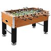 vidaXL Futbol&iacute;n de acero marr&oacute;n claro y negro 60 kg 140x74,5x87,5 cm