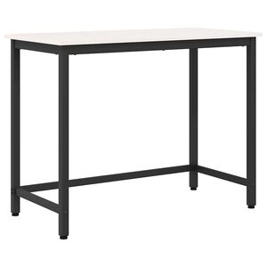 vidaXL Mesa 100 x 50 x 77 cm Madera Ingenierizada y Acero