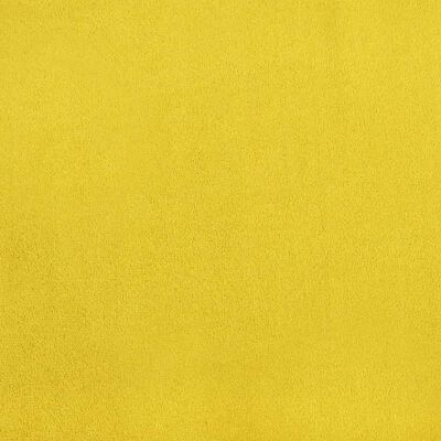 vidaXL Sillas de comedor 4 uds terciopelo amarillo mostaza