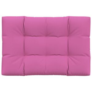 vidaXL Coj&iacute;n para pal&eacute;s tela rosa 120x80x12 cm