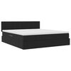 vidaXL Cama con almacenamiento Negro 160 x 200 cm Terciopelo
