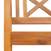 vidaXL Banco de jard&iacute;n Marr&oacute;n 220 x 56 x 90 cm Madera de Acacia S&oacute;lida