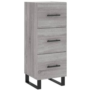 vidaXL Aparador madera de ingenier&iacute;a gris Sonoma 34,5x34x90 cm