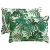 vidaXL Funda de almohada 2 uds. HOUTEN Estampado de hojas 50 x 70 cm