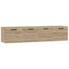 vidaXL Armarios de pared 2 uds contrachapada roble Sonoma 60x36,5x35cm