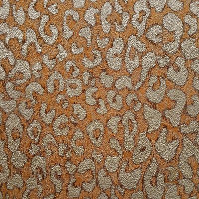 DUTCH WALLCOVERINGS Papel de pared estampado de leopardo marrón