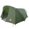 vidaXL Tienda t&uacute;nel para 4 personas Verde y 318 x 275 x 140 cm