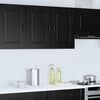 vidaXL Mueble de Cocina con puerta Kalmar Roble Negro 80 x 31 x 60 cm