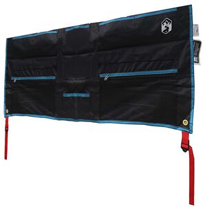 vidaXL Bolsa de almacenamiento Negro y azul 98 x 47 cm oxford