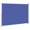 vidaXL Toldo lateral retr&aacute;ctil para patio azul 200x300 cm