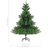 vidaXL &Aacute;rbol de Navidad artificial abeto Nordmann verde 120 cm