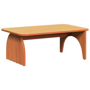 vidaXL Mesa de Caf&eacute; Marr&oacute;n cera 80 x 50 x 31 cm Madera maciza de pino