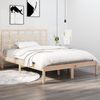vidaXL Estructura de cama madera maciza 120x190 cm