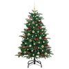 vidaXL &Aacute;rbol de Navidad artificial Verde 150 cm PVC, Metal y Pl&aacute;stico