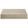 vidaXL Estantes flotantes de pared 4 uds MDF roble 23x23,5x3,8 cm