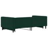 vidaXL Sof&aacute; cama nido terciopelo verde oscuro 100x200 cm