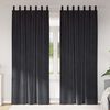 vidaXL Cortinas opacas 2 pcs Gris oscuro 140 x 225 cm Terciopelo