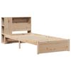 vidaXL Cama con estanter&iacute;a sin colch&oacute;n madera maciza de pino 90x200 cm
