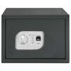 vidaXL Caja fuerte digital Gris oscuro 35 x 25 x 25 cm Acero