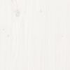 vidaXL Cabecero madera maciza de pino blanco 126x4x100 cm