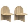 vidaXL Mesita de Noche 2 pcs Roble Sonoma 48 x 49 x 65 cm