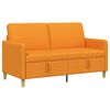 vidaXL Sof&aacute; con almacenamiento Amarillo oscuro 152 x 78 x 87 cm