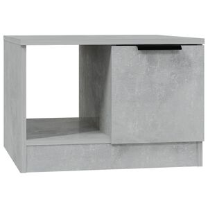 vidaXL Mesa de centro madera de ingenier&iacute;a gris hormig&oacute;n 50x50x36 cm