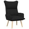 vidaXL sill&oacute;n Negro 69 x 74 x 93 cm Tela y contrachapado
