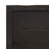 vidaXL Estante pared madera roble tratada marr&oacute;n oscuro 80x30x(2-6) cm