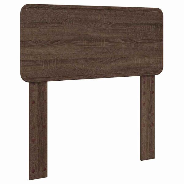 vidaXL Cabecero con cabecera Roble Marr&oacute;n 80 cm Madera contrachapada