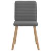 vidaXL Sillas de comedor 6 unidades tela gris oscuro