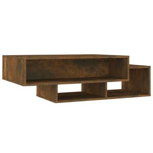 vidaXL Mesa de centro madera contrachapada roble ahumado 105x55x32 cm