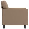 vidaXL Sill&oacute;n cuero sint&eacute;tico color capuchino 60 cm