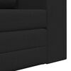 vidaXL Sof&aacute; cama 60cm Negro tela