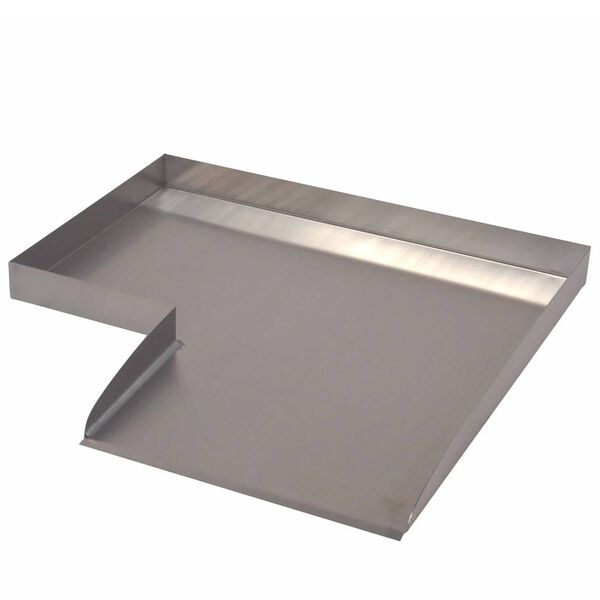 Ubbink Segmento de cascada de acero inoxidable Wolga esquina derecha