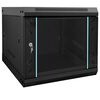 vidaXL Armario de red con almacenamiento Negro 53 x 60 x 45 cm Acero
