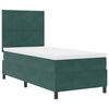 vidaXL Cama tipo Box Spring Verde oscuro 90 x 190 cm Terciopelo