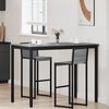 vidaXL Mesa de barra de pie Madera de ingenier&iacute;a