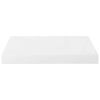 vidaXL Estante flotante de pared 4 uds MDF blanco brillo 40x23x3,8 cm