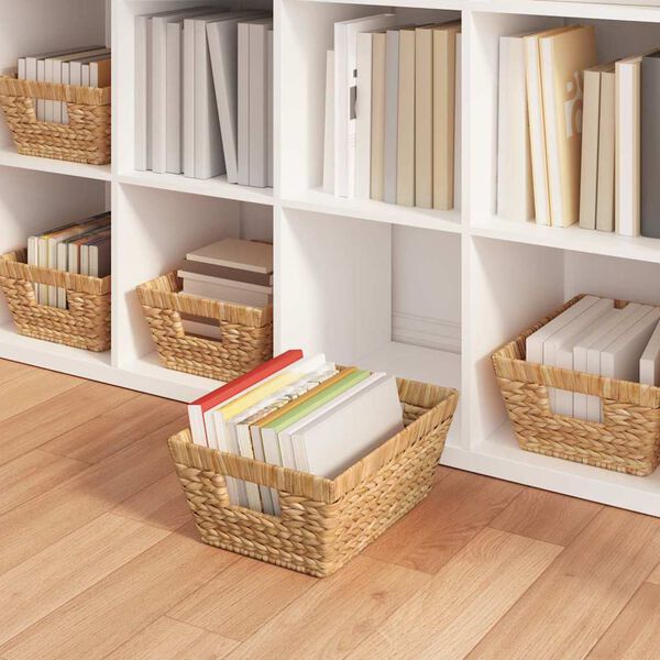 vidaXL Cestas de Almacenamiento 2 pcs Natural 38 x 28 x 15 cm