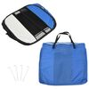 vidaXL Parque de perros plegable y bolsa transporte azul 145x145x61cm