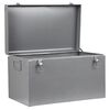 LABEL51 Caja de almacenaje Vintage gris envejecido M 40x20x25 cm