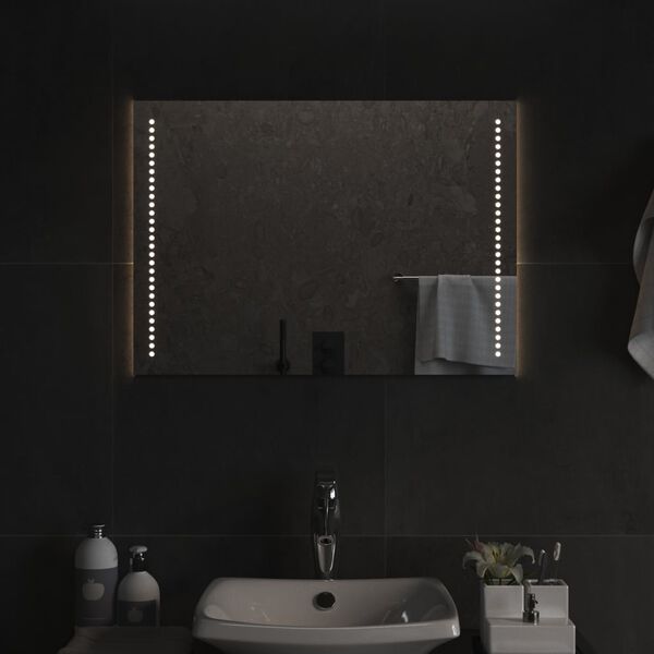 vidaXL Espejo de ba&ntilde;o con LED 50x70 cm