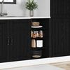 vidaXL Gabinete Base de Cocina Roble negro 40 x 44,5 x 81,5 cm