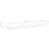 vidaXL Estantes para estanter&iacute;a 8 uds contrachapada blanco 40x10x1,5cm