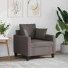 vidaXL Sill&oacute;n de tela gris taup&eacute; 60 cm