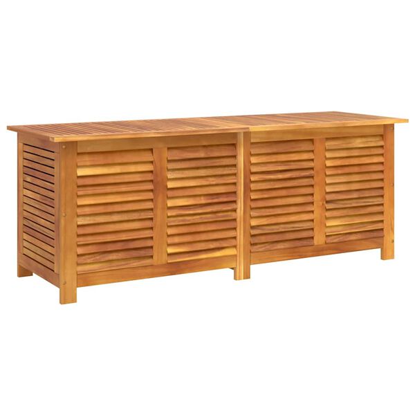 vidaXL Caja de almacenaje de jard&iacute;n madera maciza acacia 150x50x56 cm