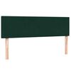 vidaXL Cama box spring con colch&oacute;n terciopelo verde oscuro 160x220 cm